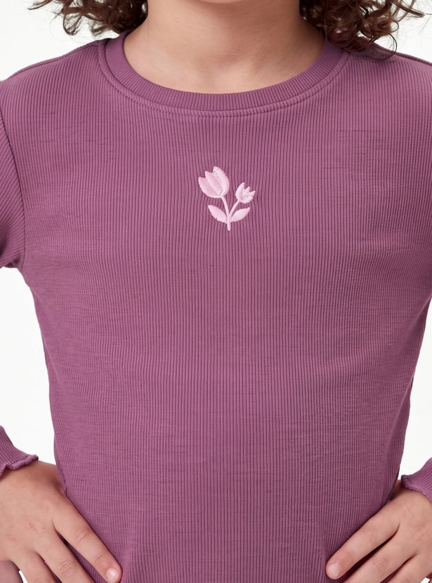 Girls Embroidered Top