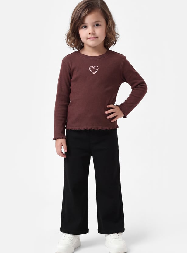 Girls Embroidered T-shirt