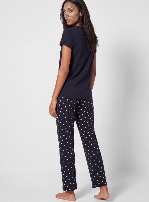 Women Printed PJ Set