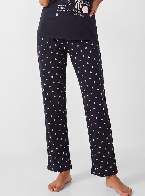 Women Printed PJ Set