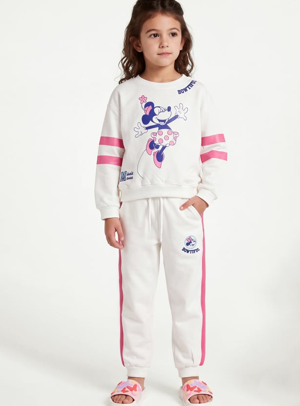 Girls Minnie Joggers Set