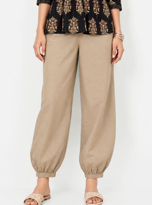 Women Solid Harem Pants
