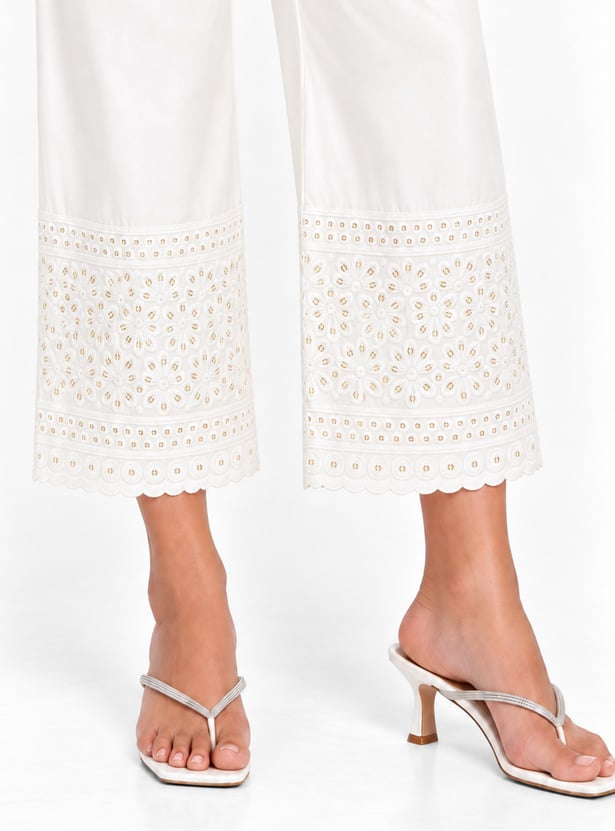 Women Embroidered Harem Pants