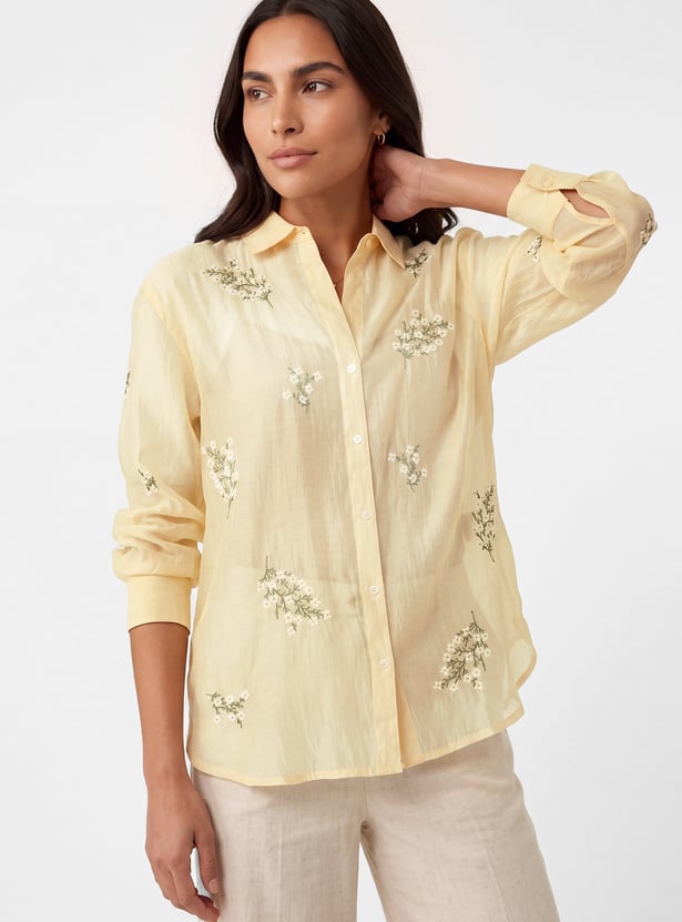 Women Embroidered Shirt