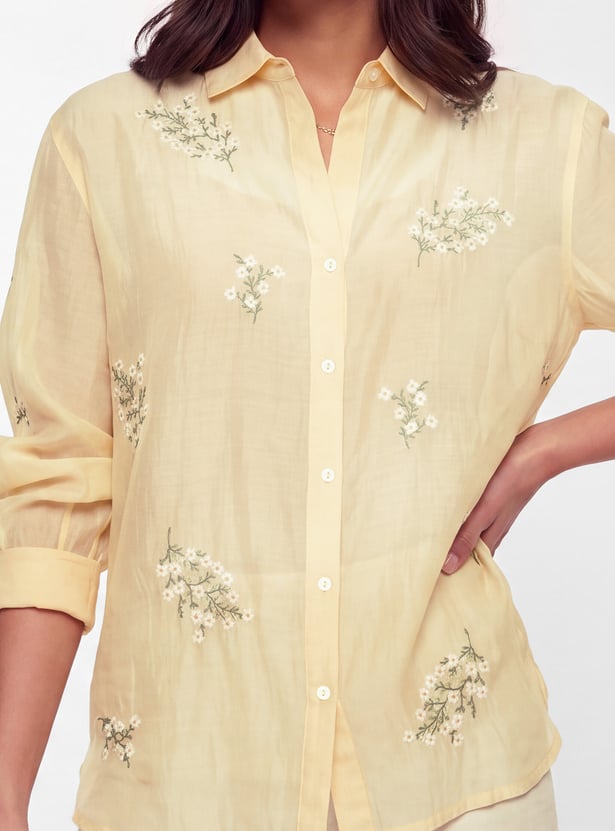 Women Embroidered Shirt