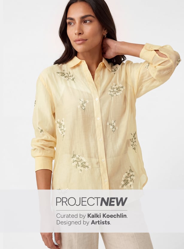 Women Embroidered Shirt