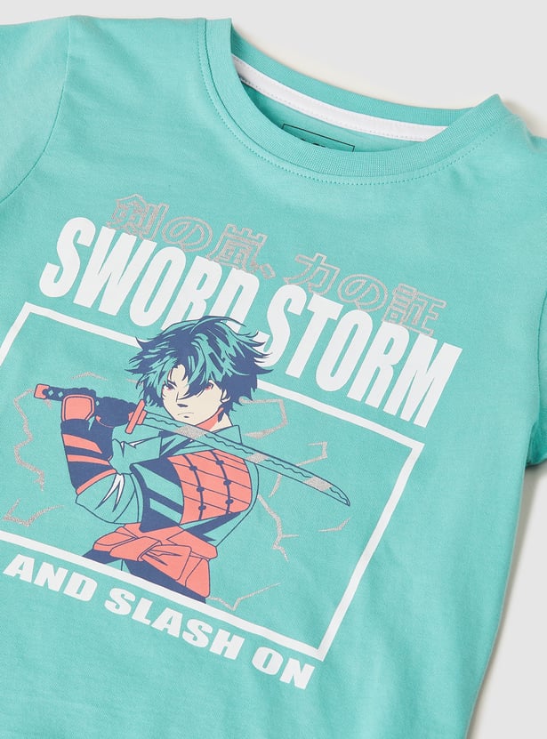 Boys Printed T-shirt - Pack of 2