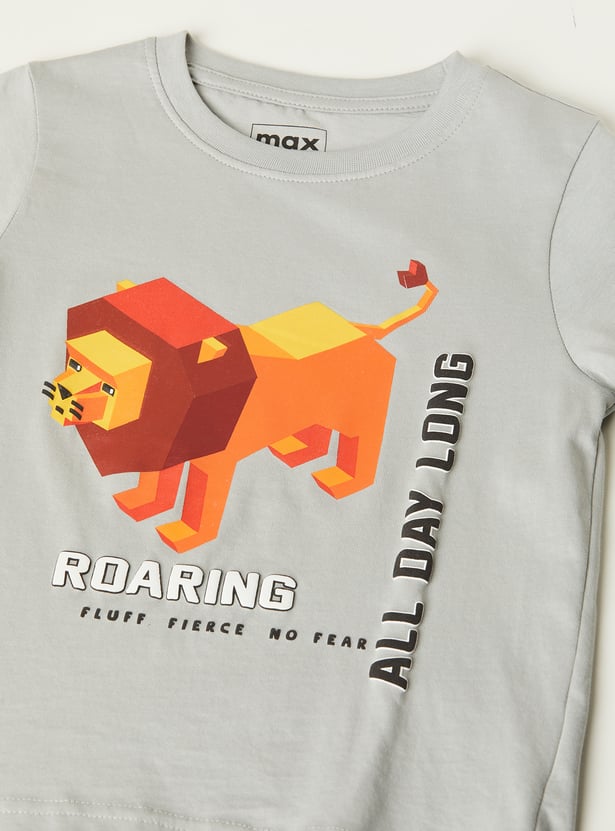 Boys Assorted T-shirt - Pack of 2