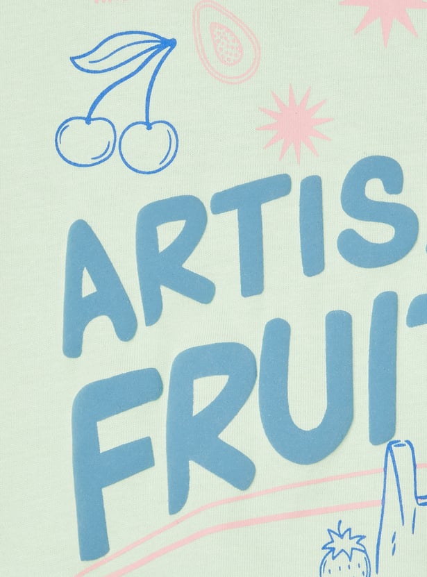 Girls Printed T-shirt - Pack of 2