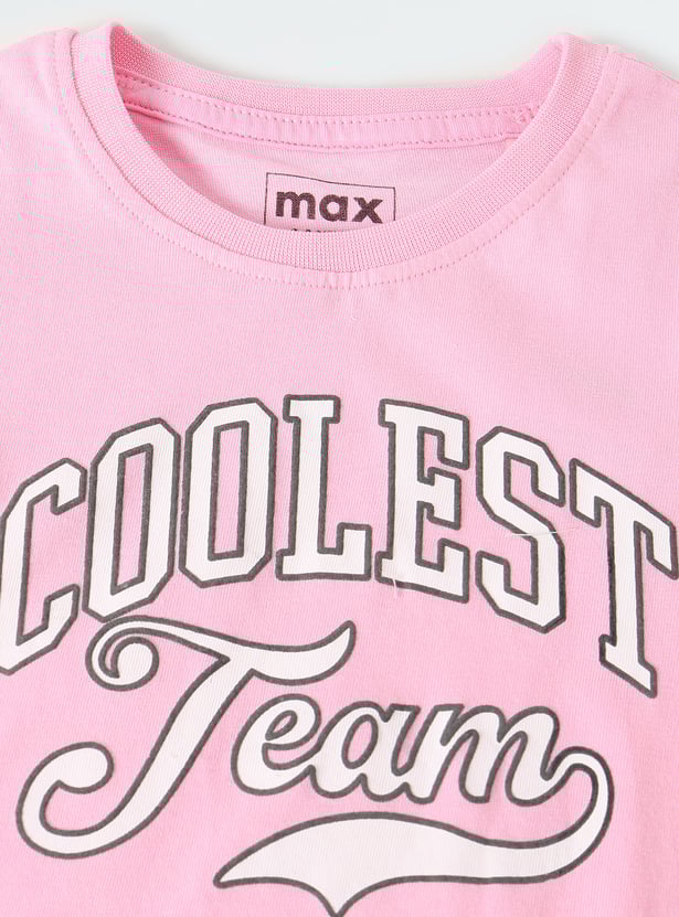 Girls Printed T-shirt - Pack of 2