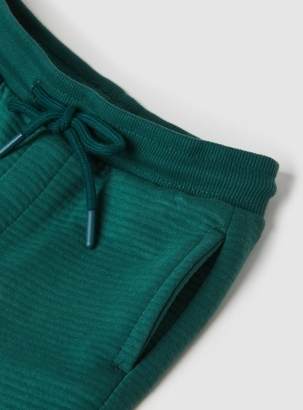 Boys Solid Joggers - Pack of 2