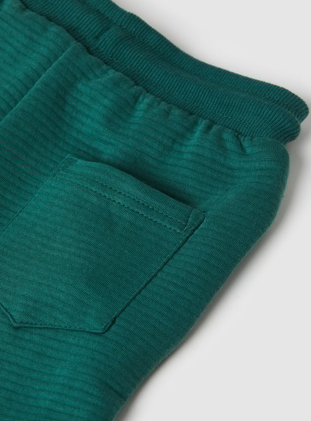 Boys Solid Joggers - Pack of 2