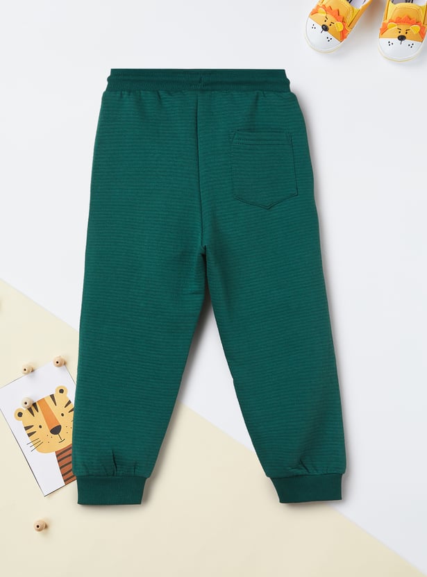 Boys Solid Joggers - Pack of 2