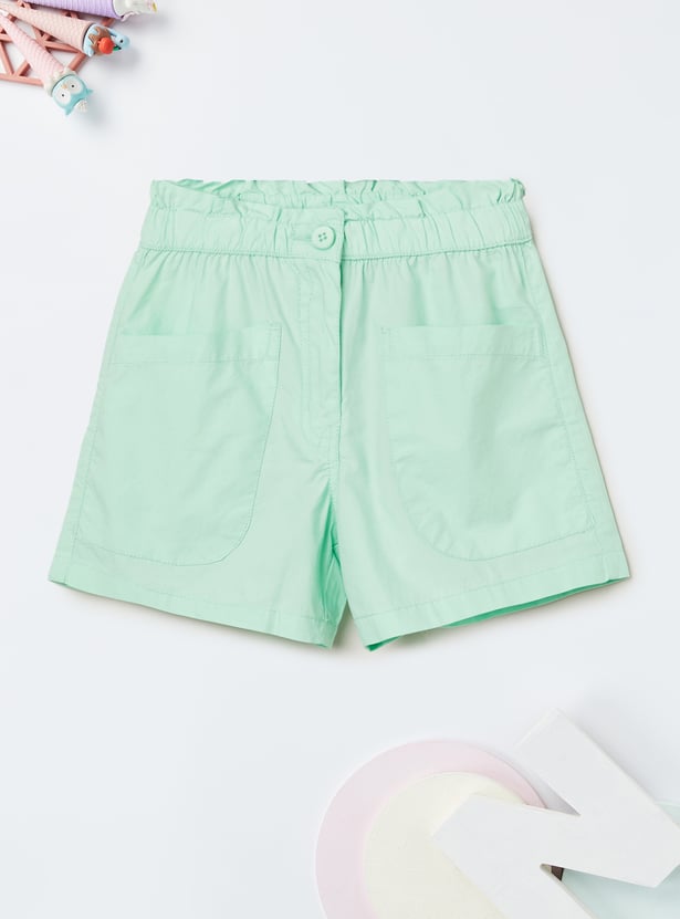 Girls Assorted Woven Shorts - Pack of 2