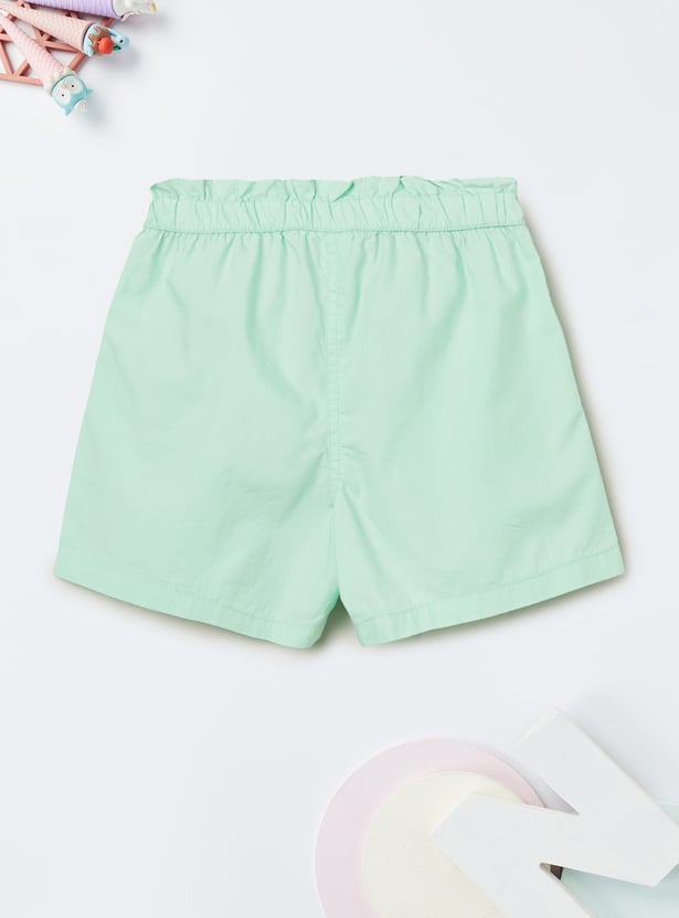 Girls Assorted Woven Shorts - Pack of 2