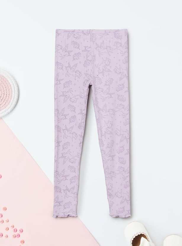 Girls Assorted Leggings - Pack of 2