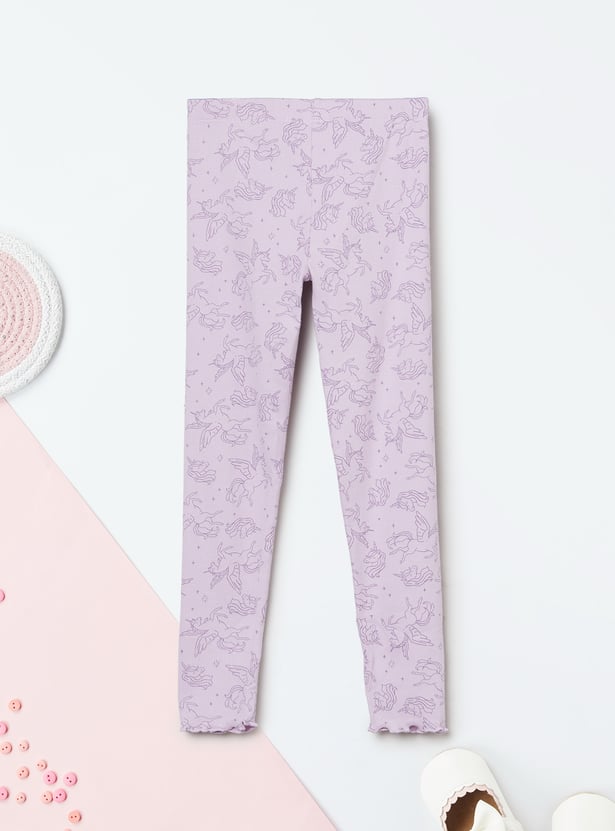 Girls Assorted Leggings - Pack of 2
