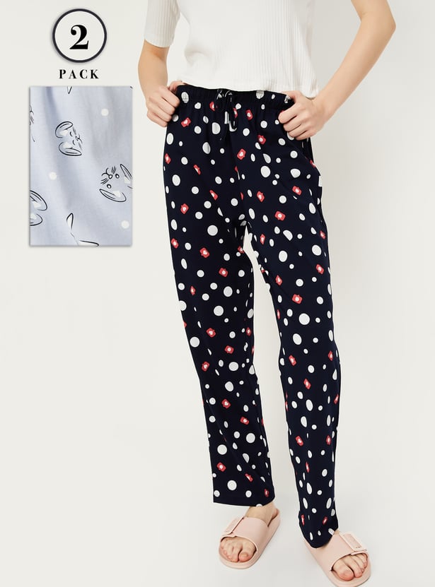 Women Printed Pyjamas - Pack of 2