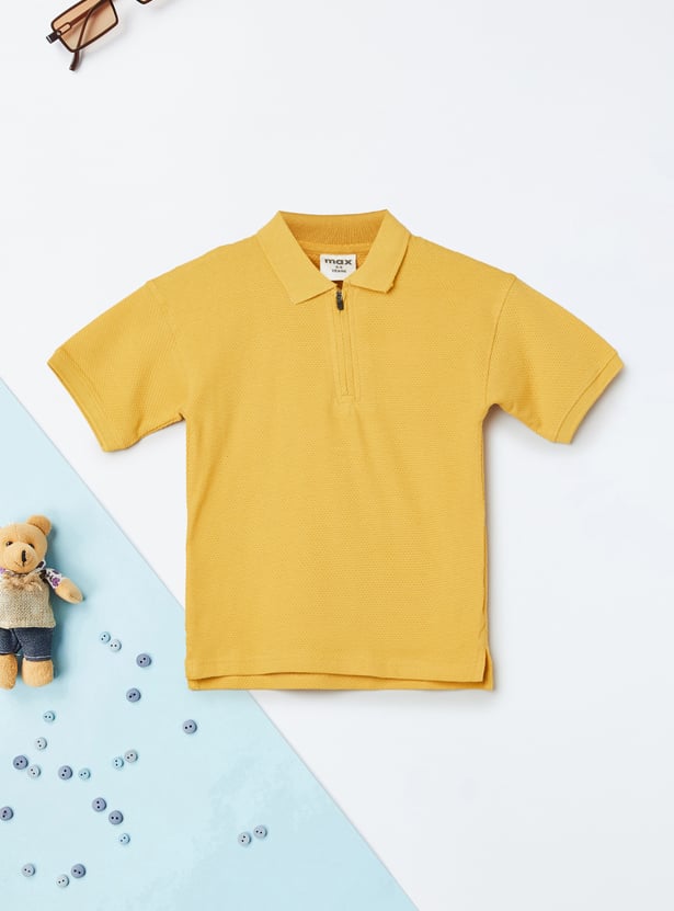 Boys Assorted Polo T-shirt - Pack of 2