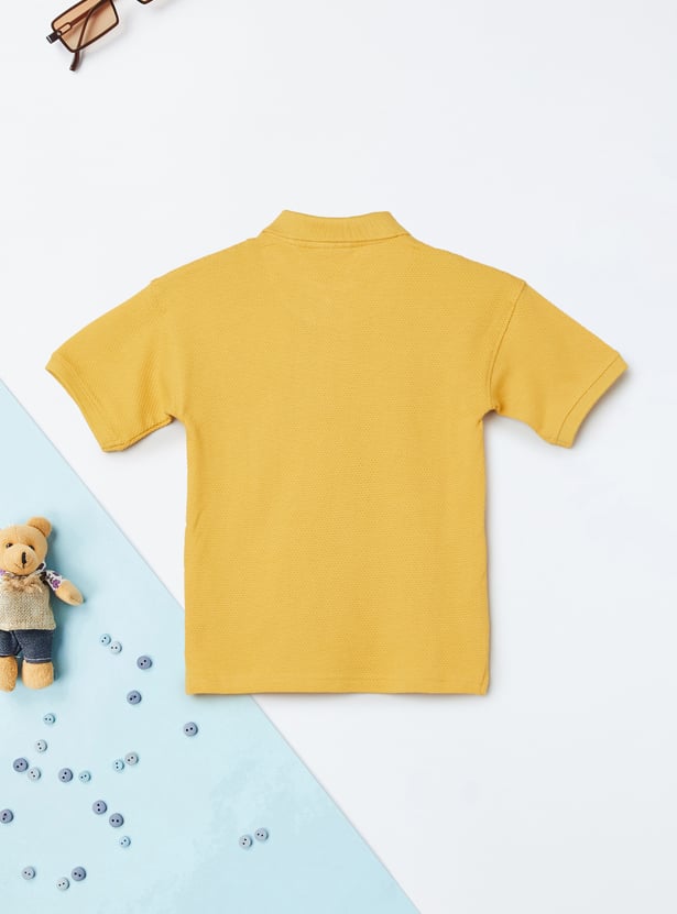 Boys Assorted Polo T-shirt - Pack of 2