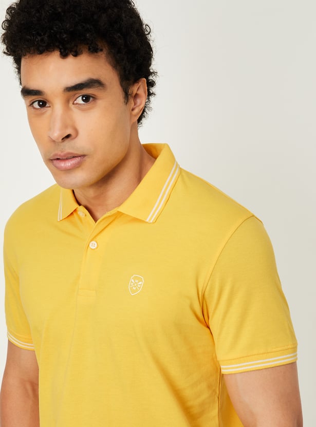 Men Solid Polo T-shirt - Pack of 2