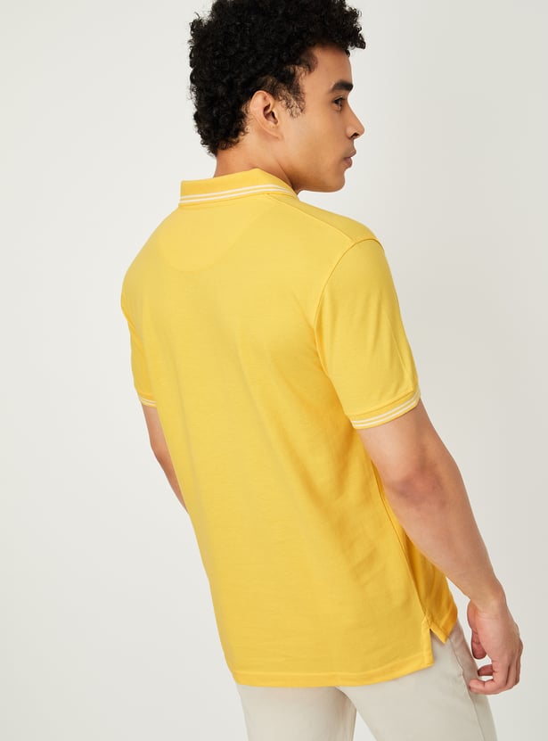 Men Solid Polo T-shirt - Pack of 2