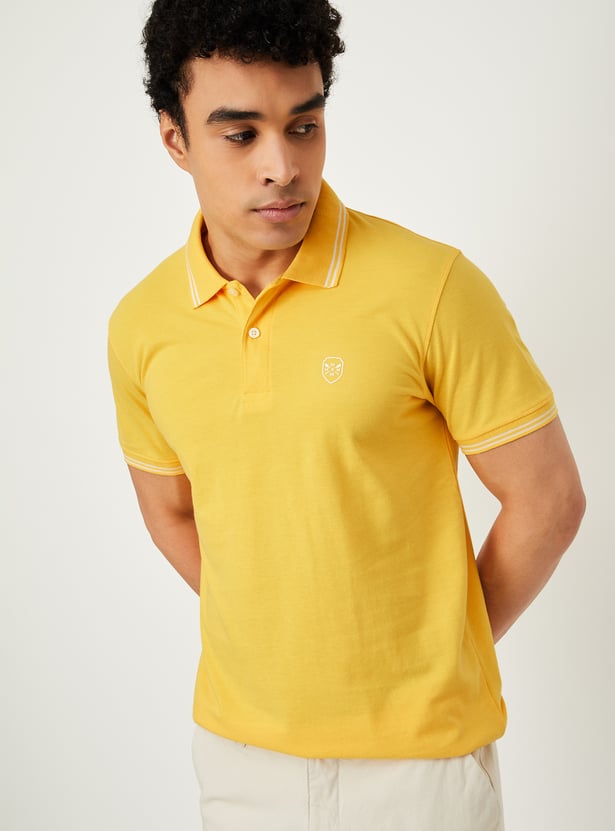 Men Solid Polo T-shirt - Pack of 2