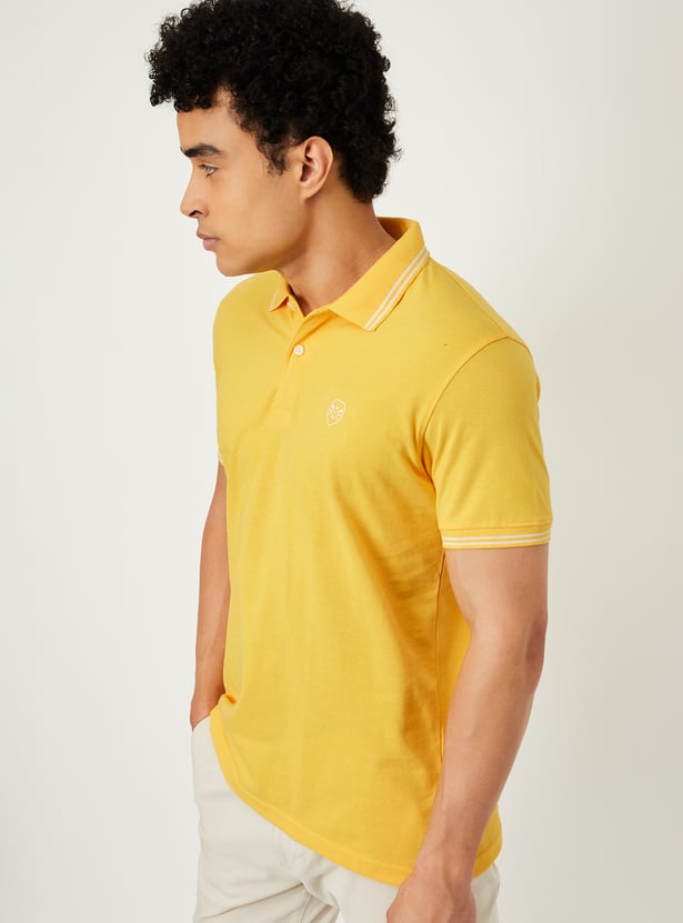 Men Solid Polo T-shirt - Pack of 2