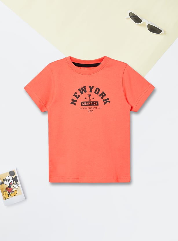 Boys Printed T-shirt - Pack of 2