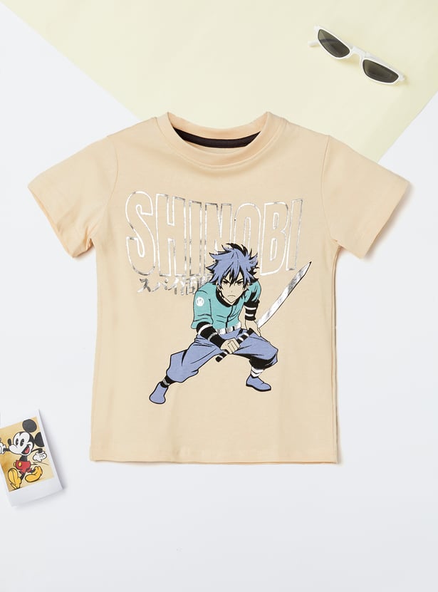 Boys Printed T-shirt - Pack of 2