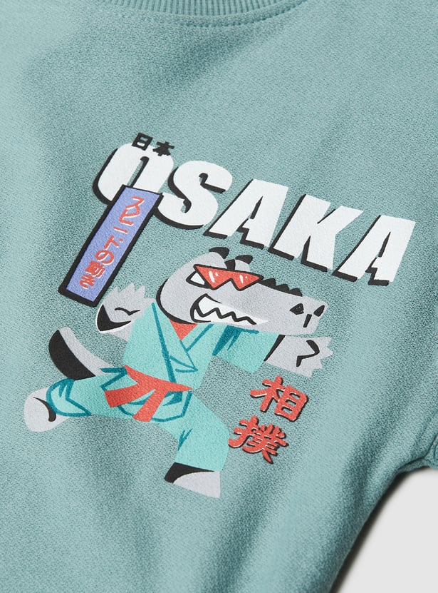 Boys Assorted Printed T-shirt - Pack of 2