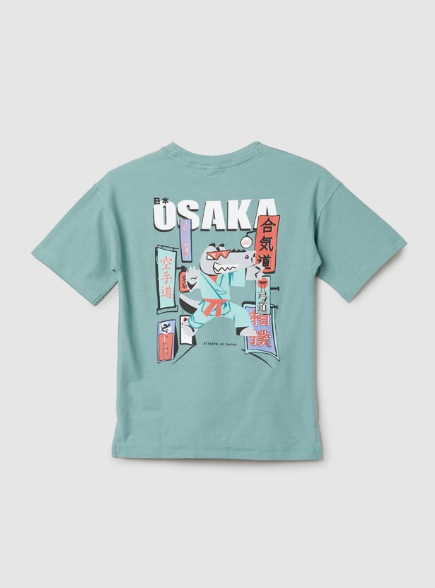 Boys Assorted Printed T-shirt - Pack of 2