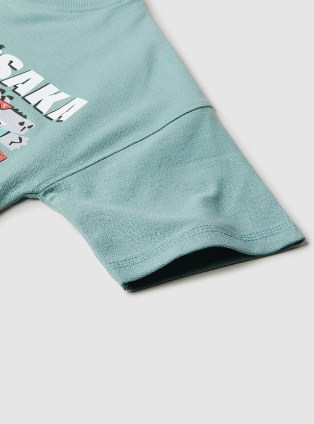 Boys Assorted Printed T-shirt - Pack of 2