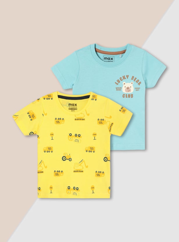 Boys Printed T-shirt - Pack of 2