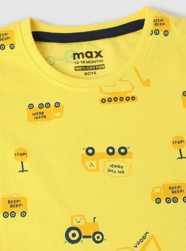 Boys Printed T-shirt - Pack of 2
