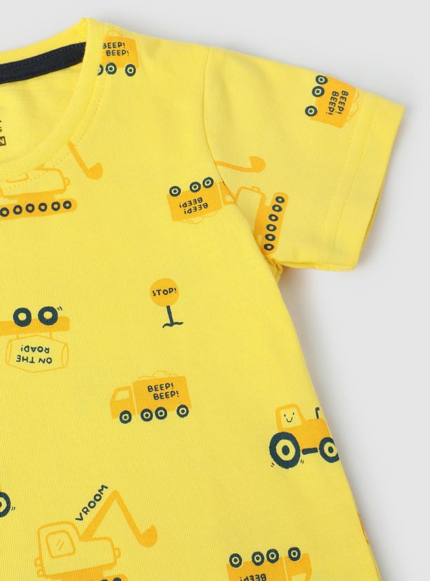 Boys Printed T-shirt - Pack of 2