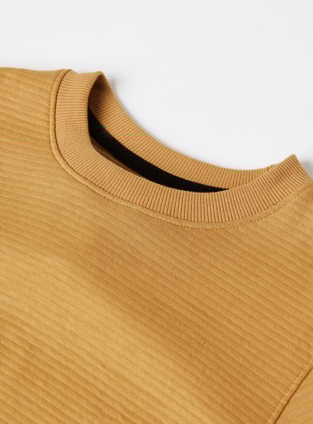 Boys Textured Sweatshirts - Pack of 2