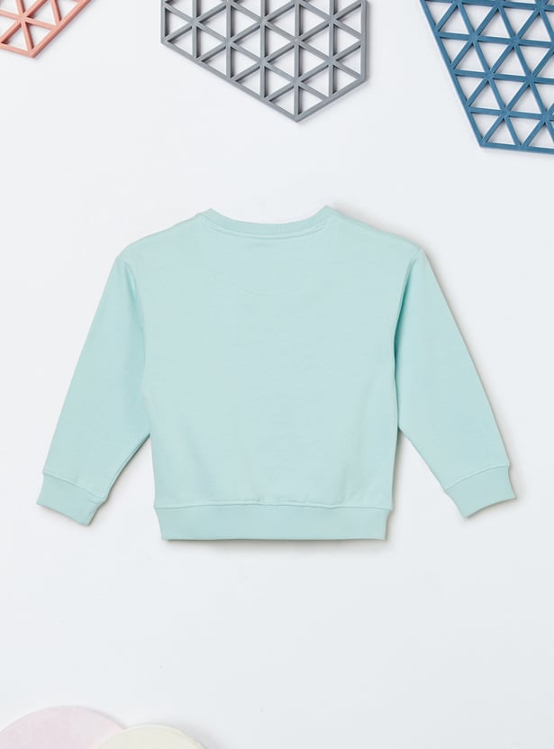 Girls Graphic Print Sweatshirt - Pack of 2