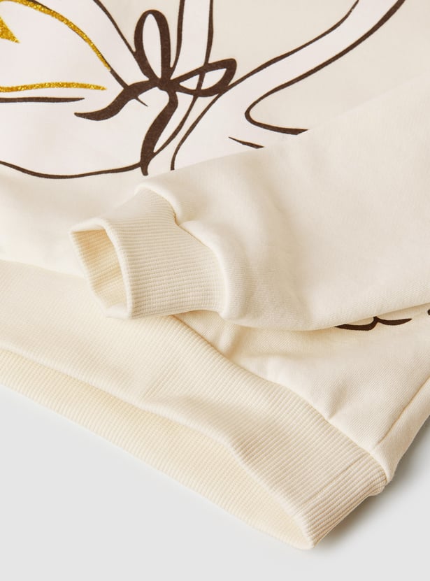 Girls Printed Sweatshirt - Pack of 2