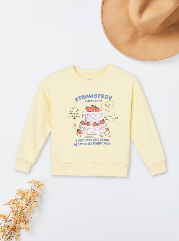 Girls Printed Sweatshirt - Pack of 2