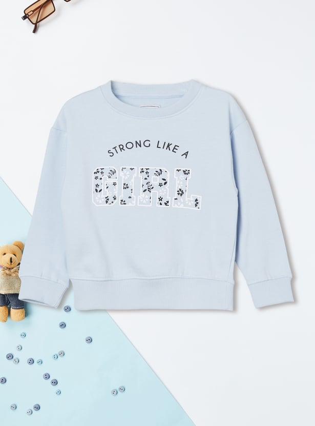Girls Printed Sweatshirt - Pack of 2
