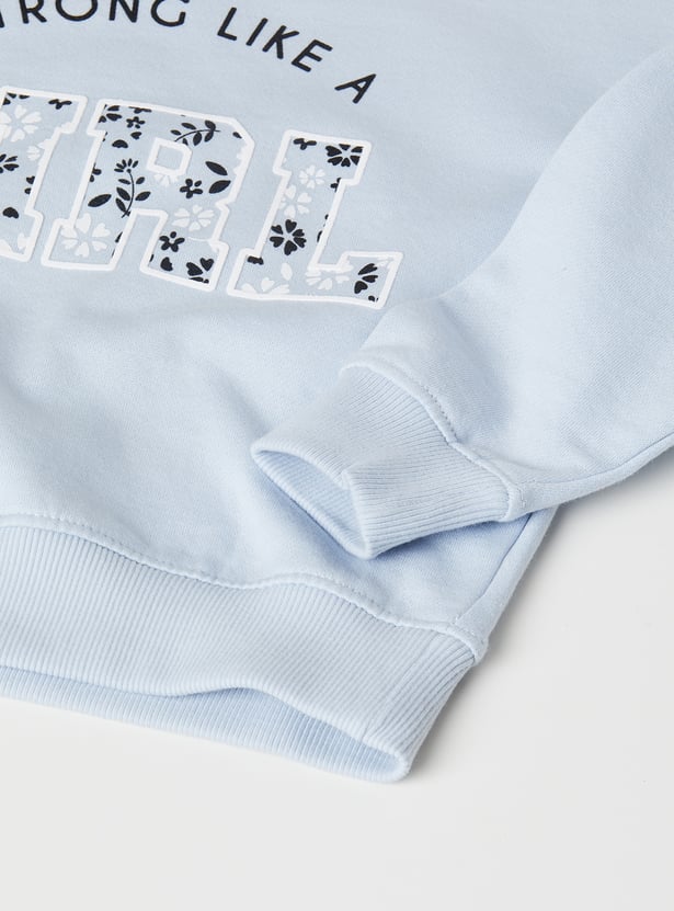 Girls Printed Sweatshirt - Pack of 2