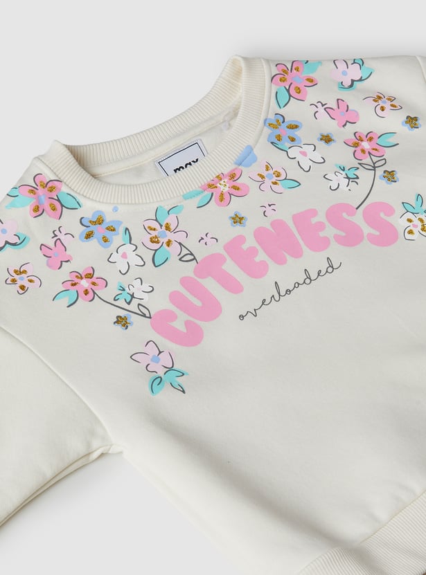 Girls Printed Sweatshirt - Pack of 2