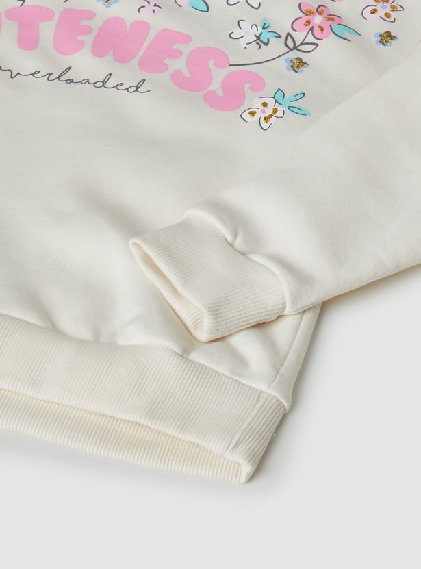 Girls Printed Sweatshirt - Pack of 2