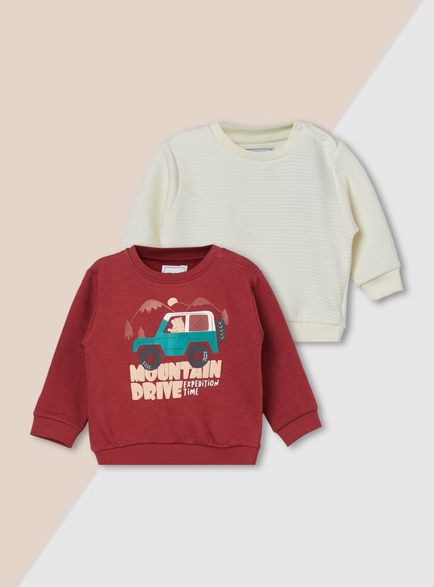Boys Assorted Sweatshirt - Pack of 2