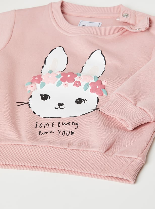 Girls Printed Sweatshirt - Pack of 2