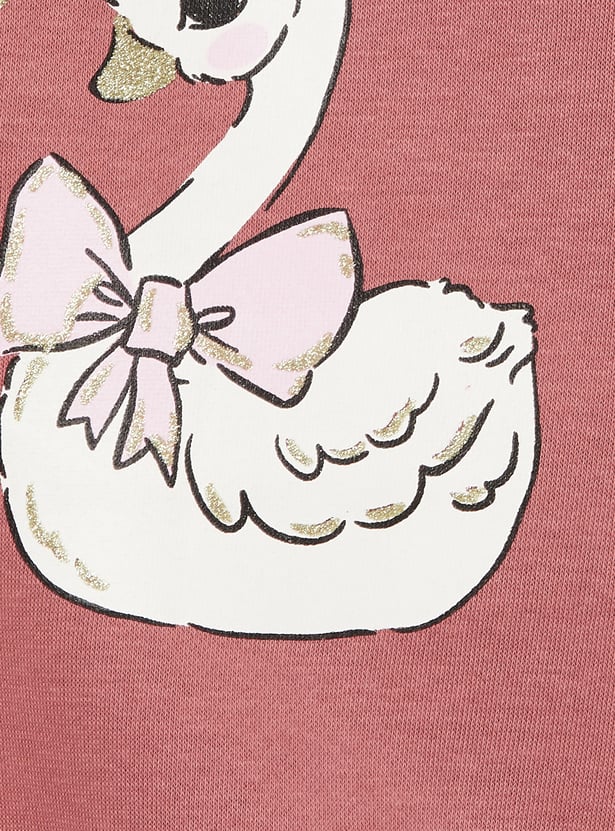 Girls Graphic Print Sweatshirt - Pack of 2