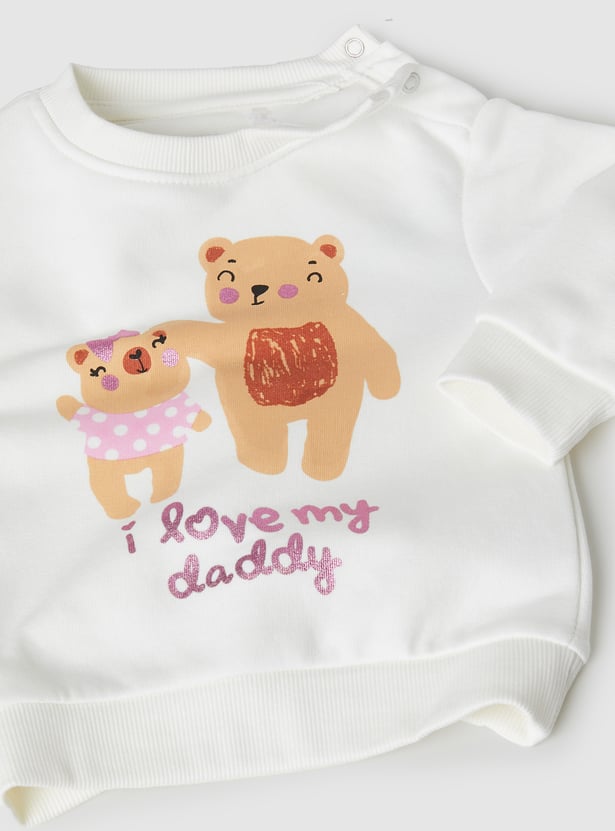 Girls Graphic Print Sweatshirt - Pack of 2