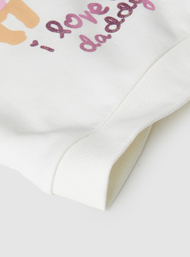 Girls Graphic Print Sweatshirt - Pack of 2