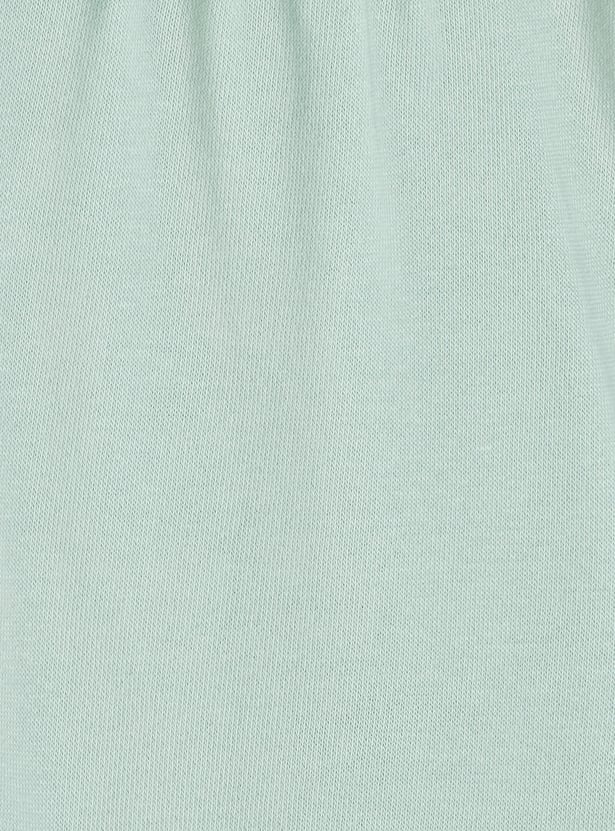 Girls Solid Cargo Track Pants - Pack of 2